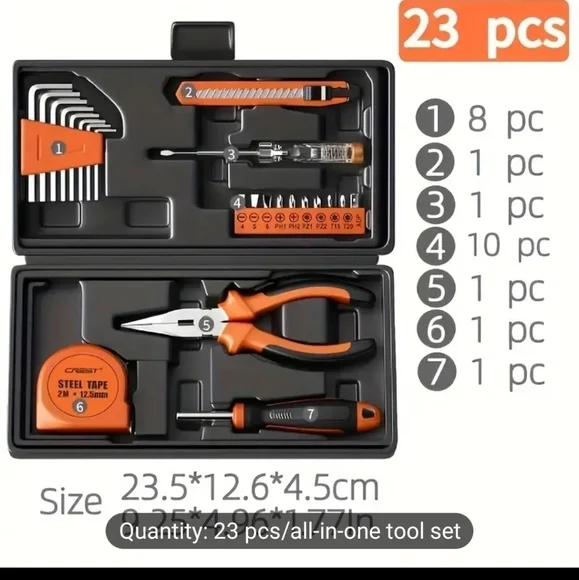 23 Piece Tool Set - Picture 3 of 3